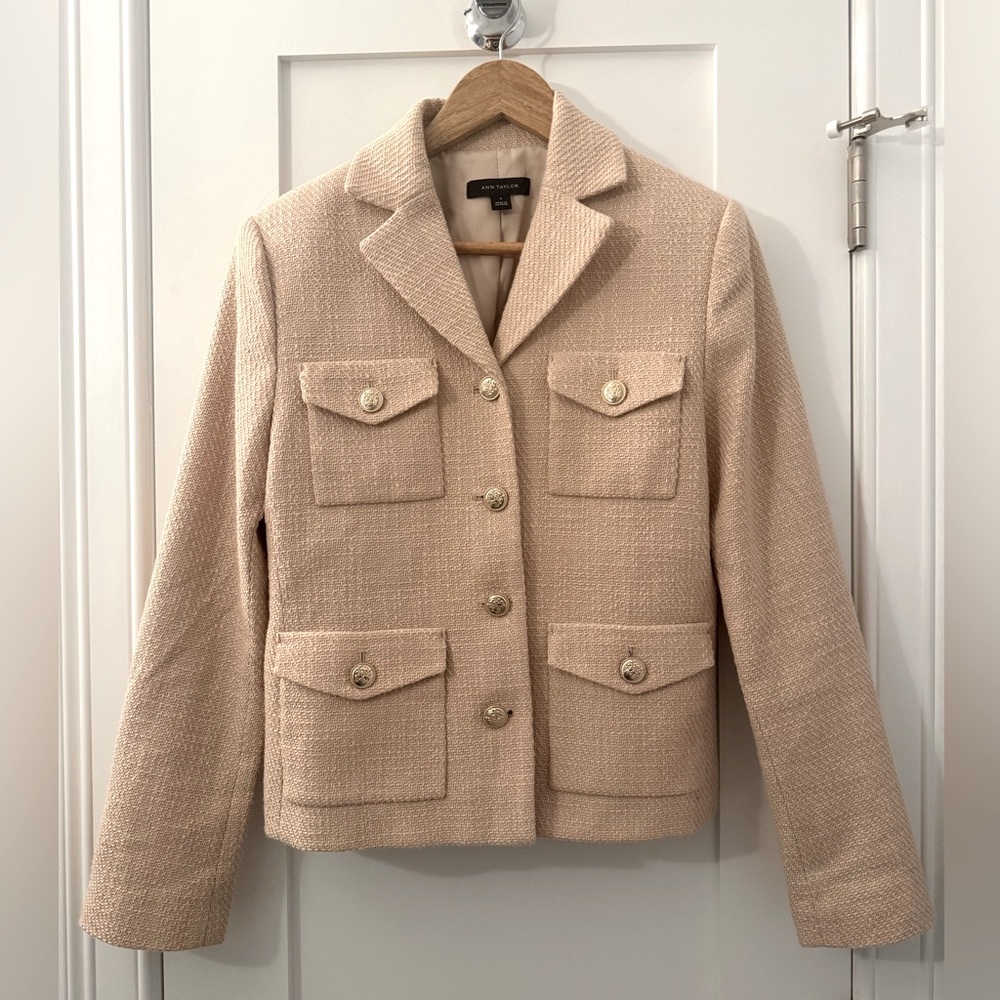 The Military Blazer Jacket in Tweed